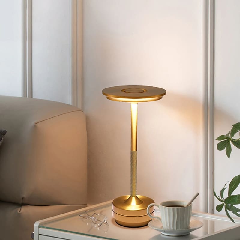 Luminária de Mesa LED Sem Fio Metal Recarregável Casa & Coza