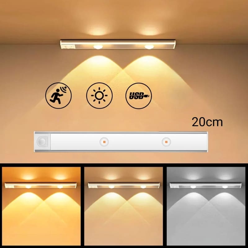 Luminária de LED Magnética com Sensor de Movimento Casa & Coza