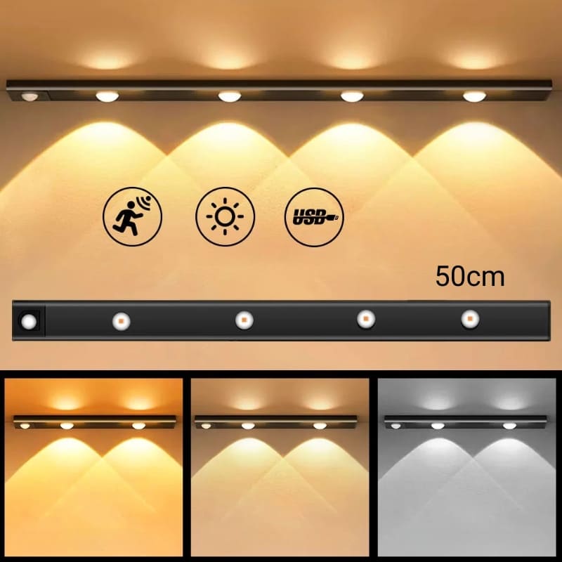 Luminária de LED Magnética com Sensor de Movimento Casa & Coza