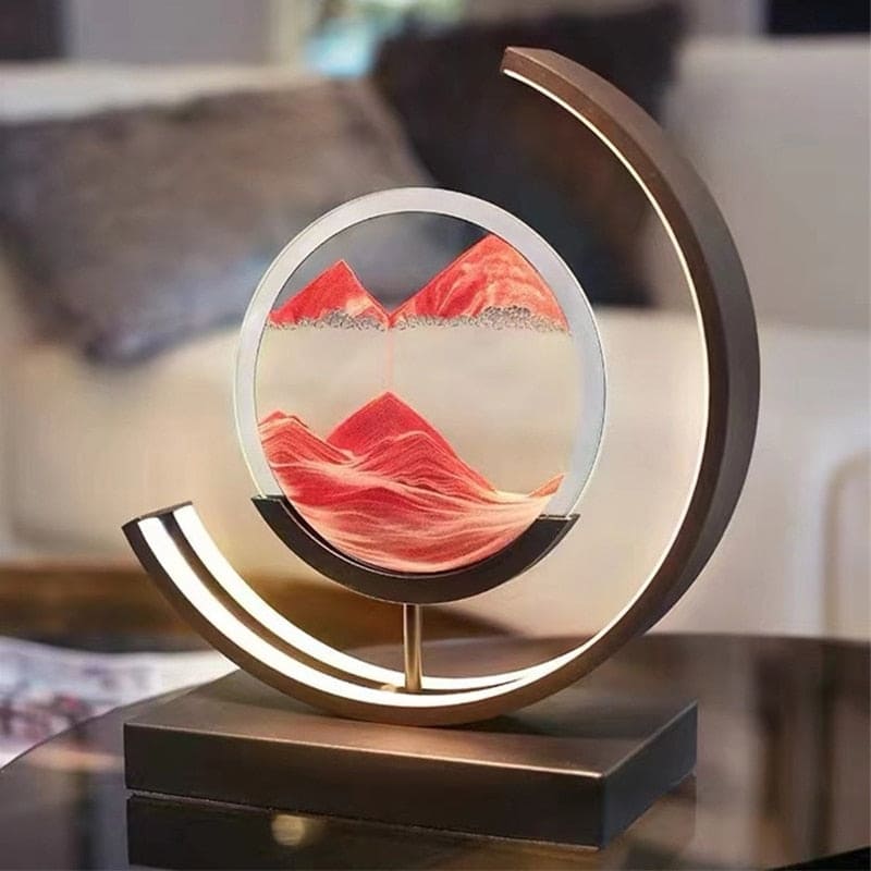 Luminária de Mesa Ampulheta LED Decorativa Casa & Coza