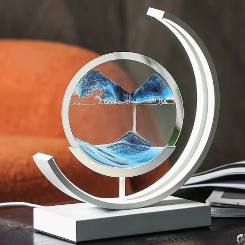 Luminária de Mesa Ampulheta LED Decorativa Casa & Coza