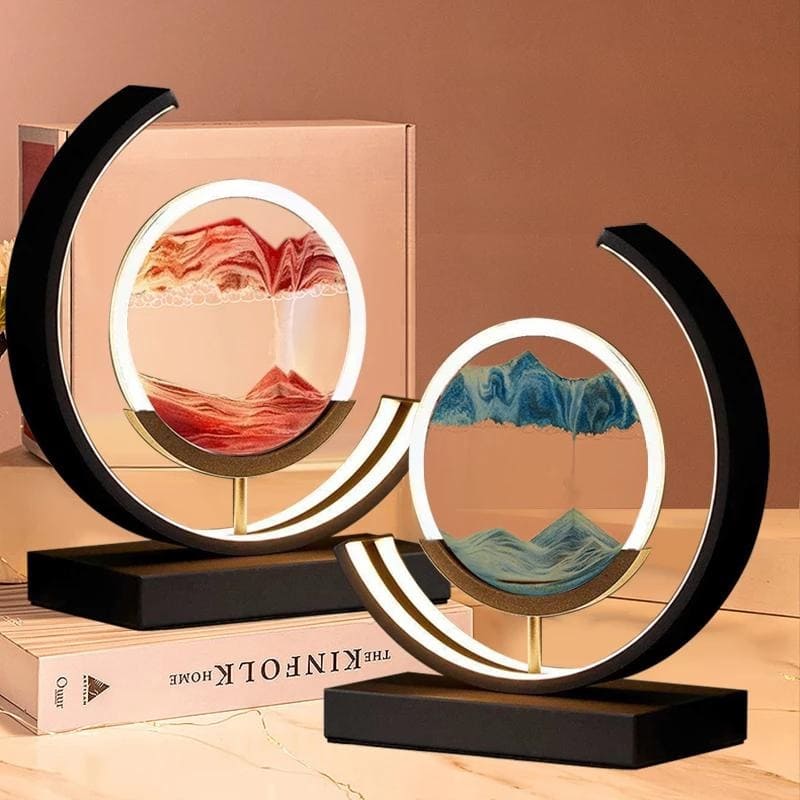 Luminária de Mesa Ampulheta LED Decorativa Casa & Coza