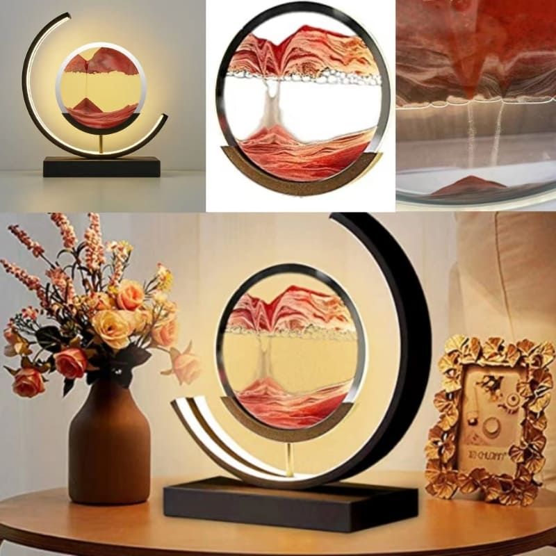 Luminária de Mesa Ampulheta LED Decorativa Casa & Coza