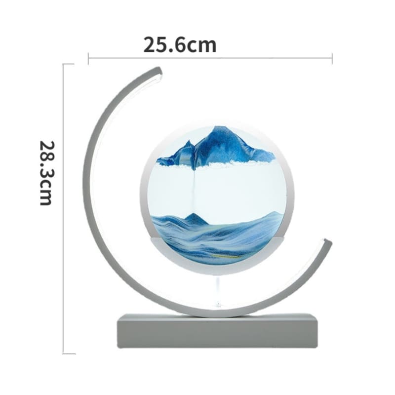 Luminária de Mesa Ampulheta LED Decorativa Casa & Coza