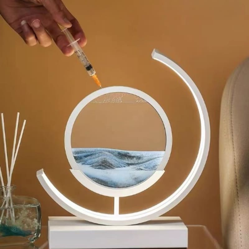 Luminária de Mesa Ampulheta LED Decorativa Casa & Coza