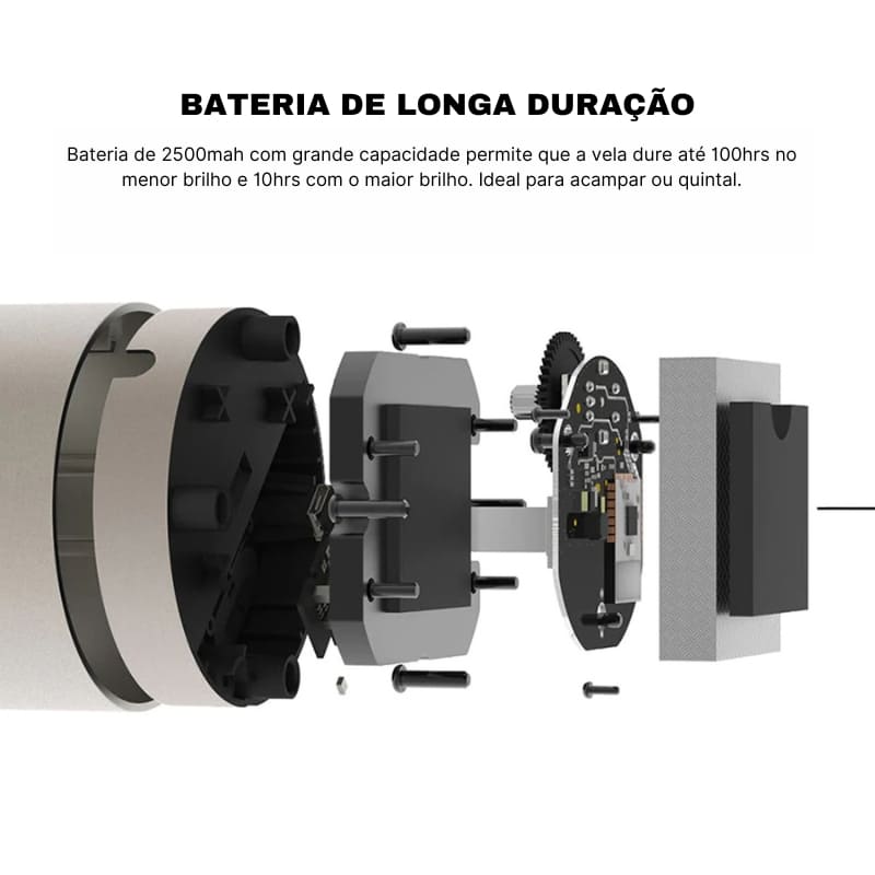 Luminária de Mesa Decorativa Portátil de Led Casa & Coza
