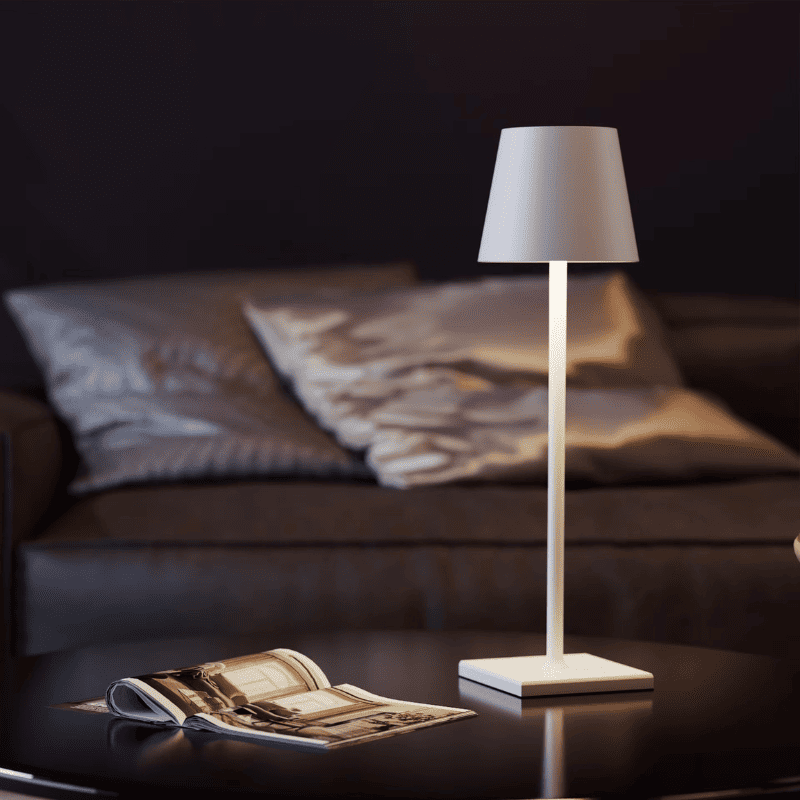 Luminária de Mesa LED Abajur Quarto Sala Portátil Casa & Coza