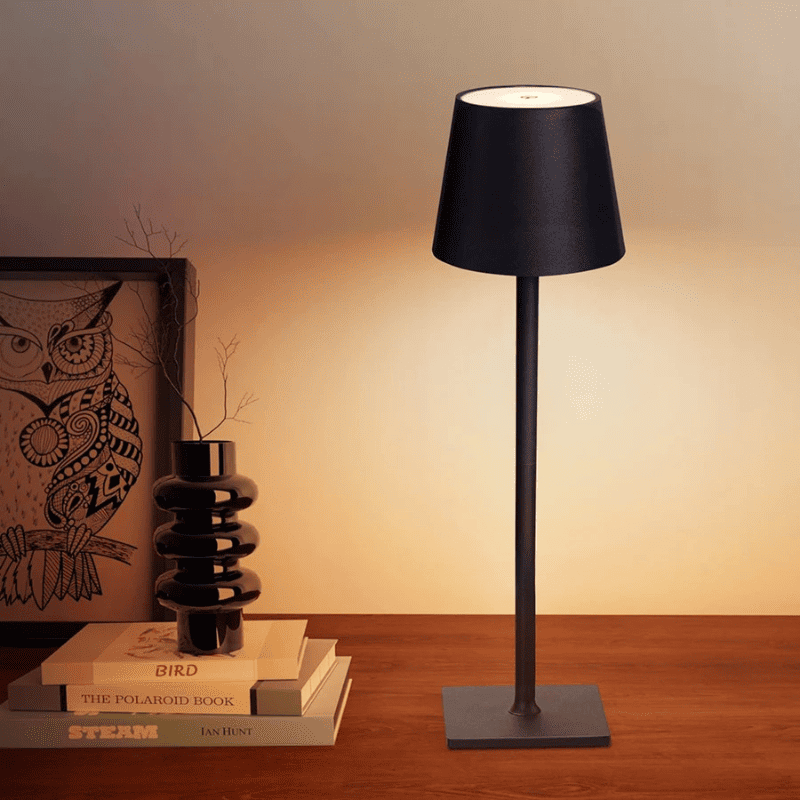 Luminária de Mesa LED Abajur Quarto Sala Portátil Casa & Coza
