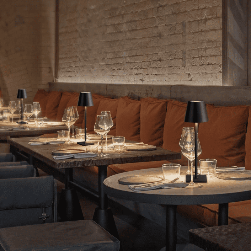 Luminária de Mesa LED Abajur Quarto Sala Portátil Casa & Coza