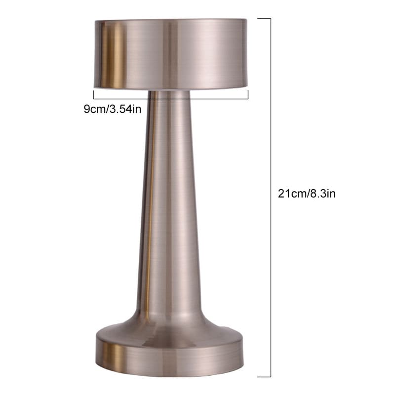Luminária de Mesa LED Decoração Retrô Recarregável Casa & Coza