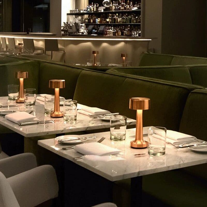 Luminária de Mesa LED Decoração Retrô Recarregável Casa & Coza
