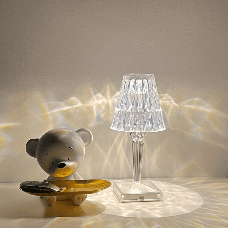 Luminária de Mesa LED Diamante USB 3 em 1 Sem Fio Casa & Coza