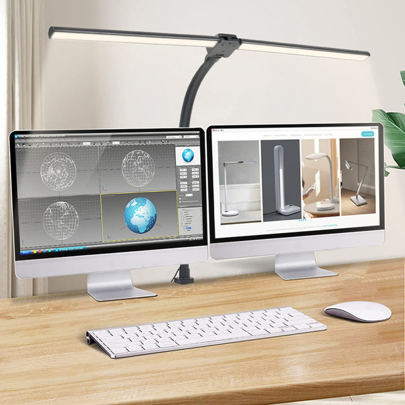 Luminária de Mesa LED Escritório Flexível Alumínio Casa & Coza