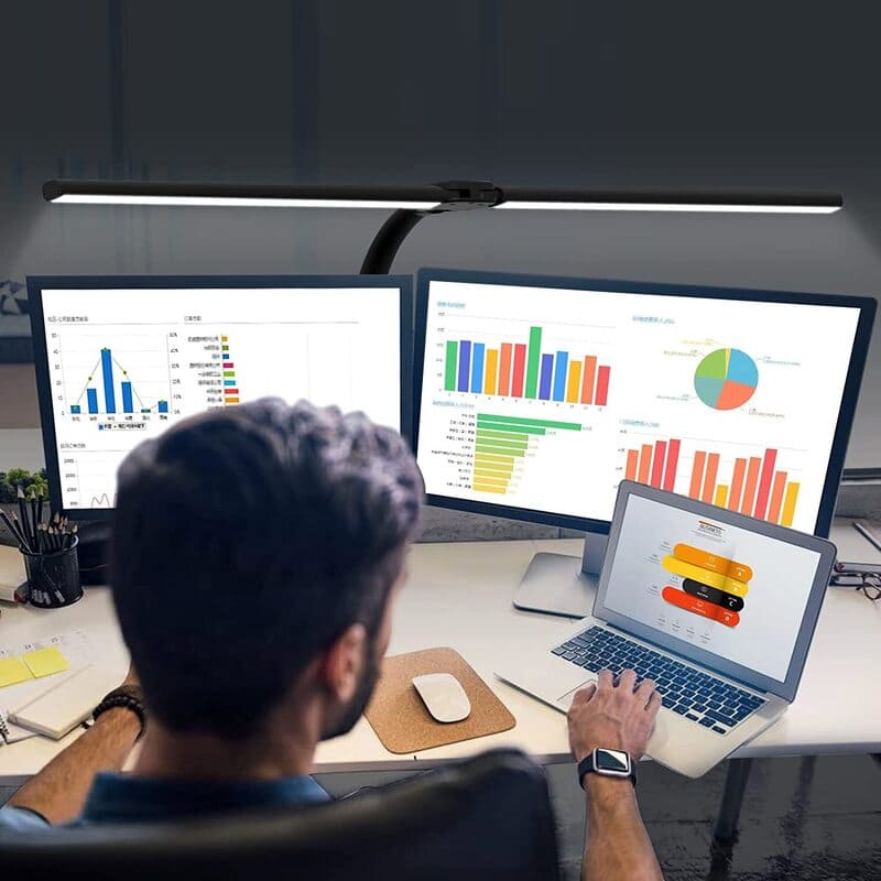 Luminária de Mesa LED Escritório Flexível Alumínio Casa & Coza
