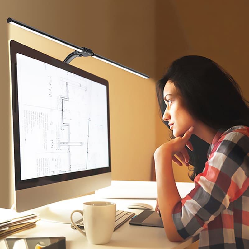Luminária de Mesa LED Escritório Flexível Alumínio Casa & Coza