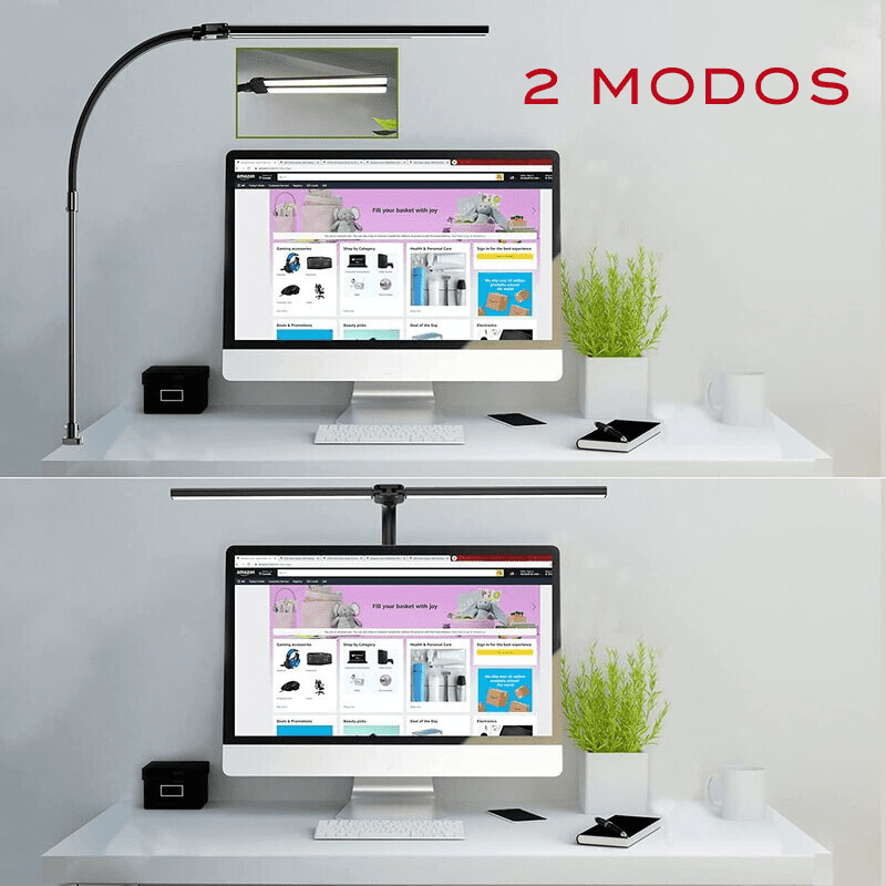 Luminária de Mesa LED Escritório Flexível Alumínio Casa & Coza