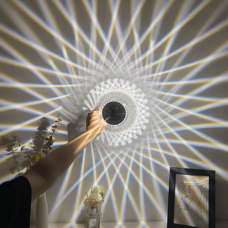 Luminária de Mesa LED Recarregável Sem Fio Cristal Casa & Coza