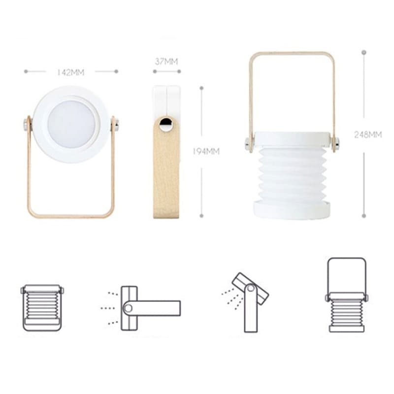 Luminária de Mesa LED com Alça Luminária de Leitura Casa & Coza