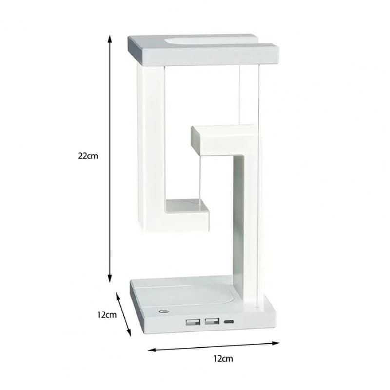 Luminária de Mesa + Carregador Iphone Samsung por Indução Casa & Coza