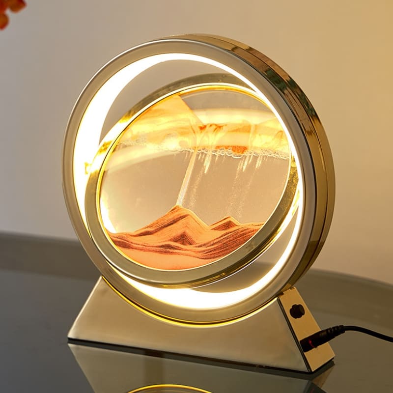 Luminária de Mesa e Abajur Ampulheta LED Decorativa Casa & Coza