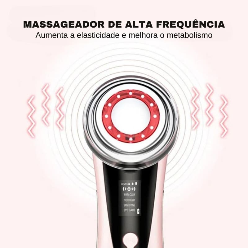 Massageador Elétrico Facial Aparelho de Massagem Multifuncional Casa & Coza