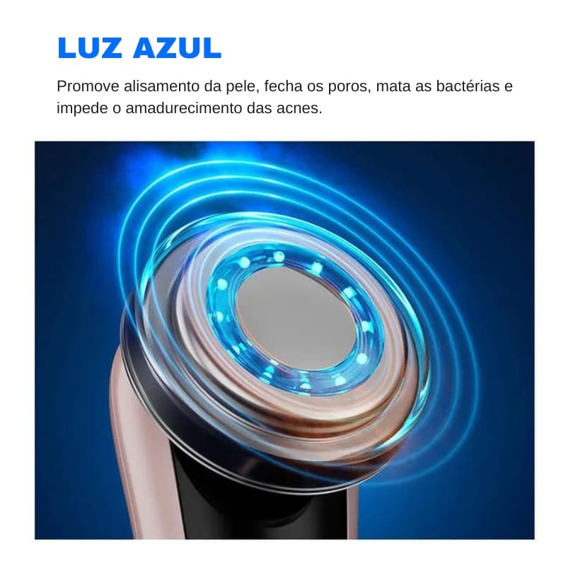 Massageador Elétrico Facial Aparelho de Massagem Multifuncional Casa & Coza