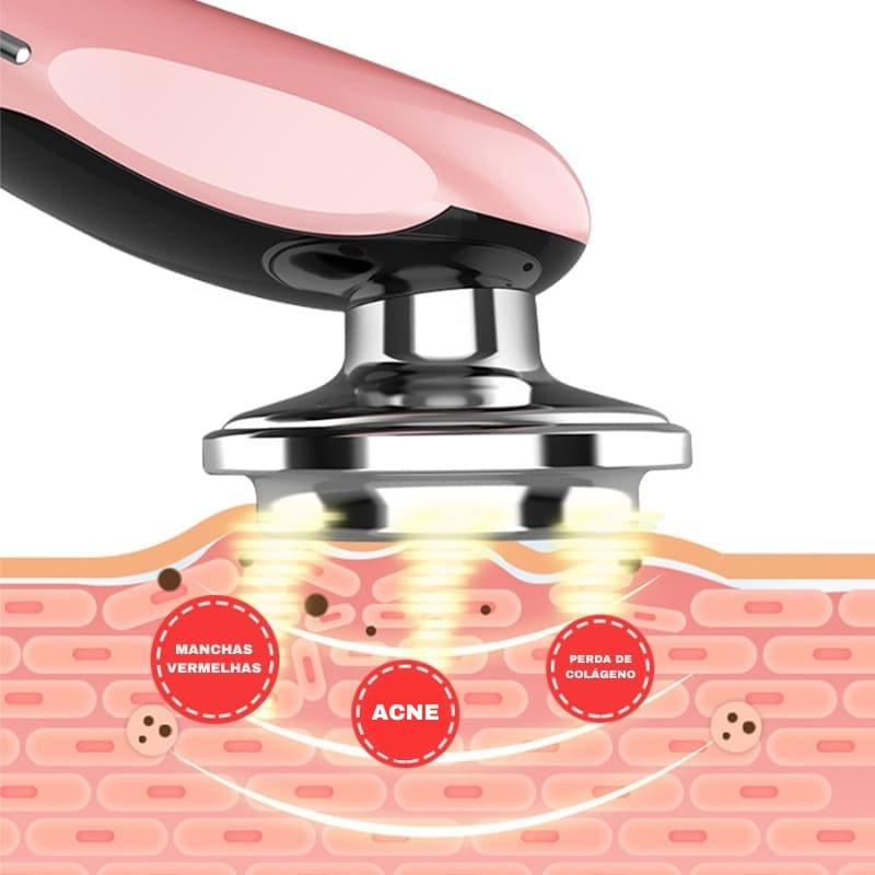 Massageador Elétrico Facial Aparelho de Massagem Multifuncional Casa & Coza