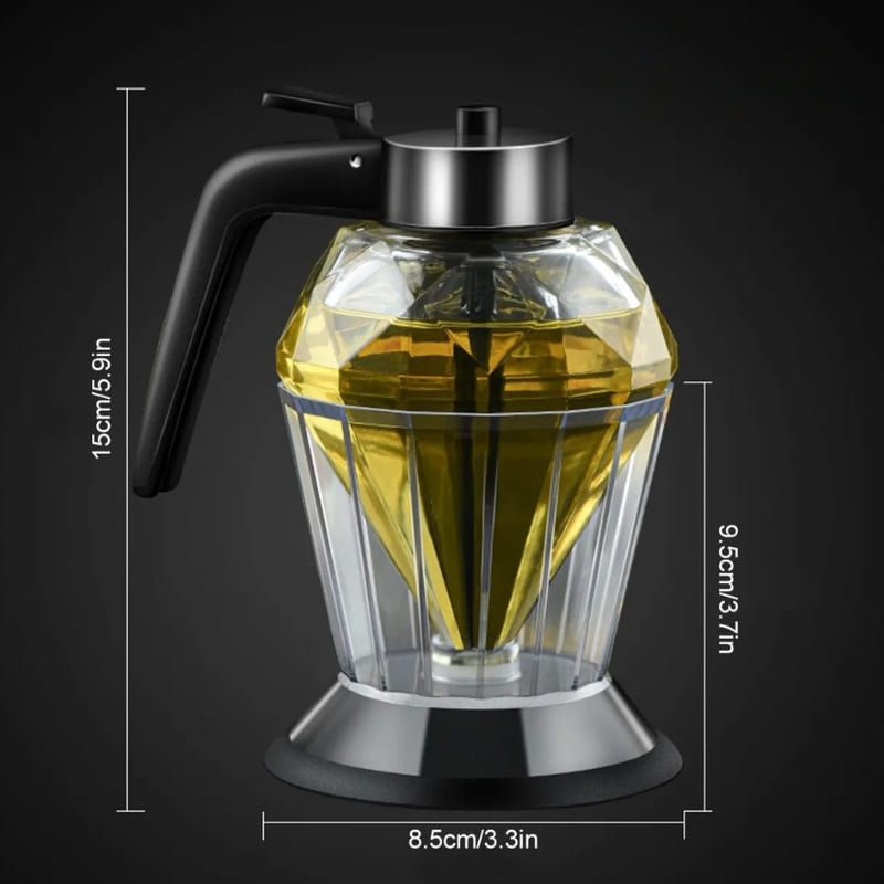 Meleira de Vidro Porta Mel Dispenser com Base Casa & Coza