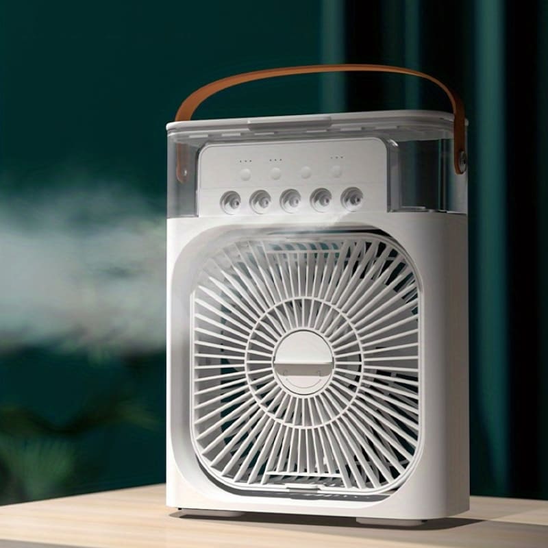 Mini Ar Condicionado Ventilador de Mesa Umidificador Casa & Coza