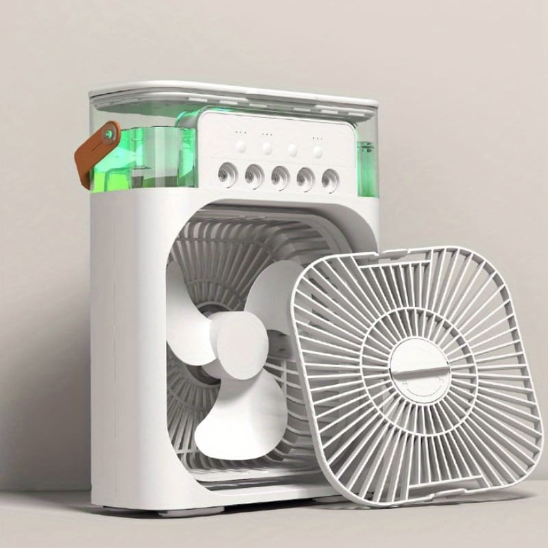 Mini Ar Condicionado Ventilador de Mesa Umidificador Casa & Coza