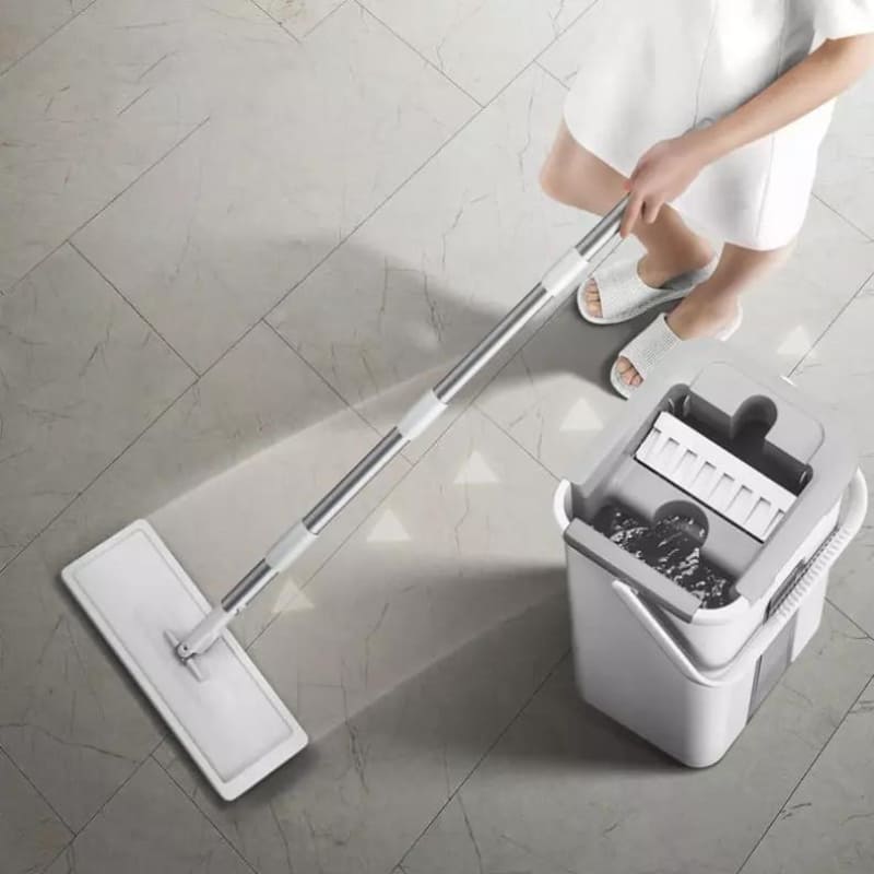 Mop de Limpeza Esfregão Mop Giratório com Balde Casa & Coza