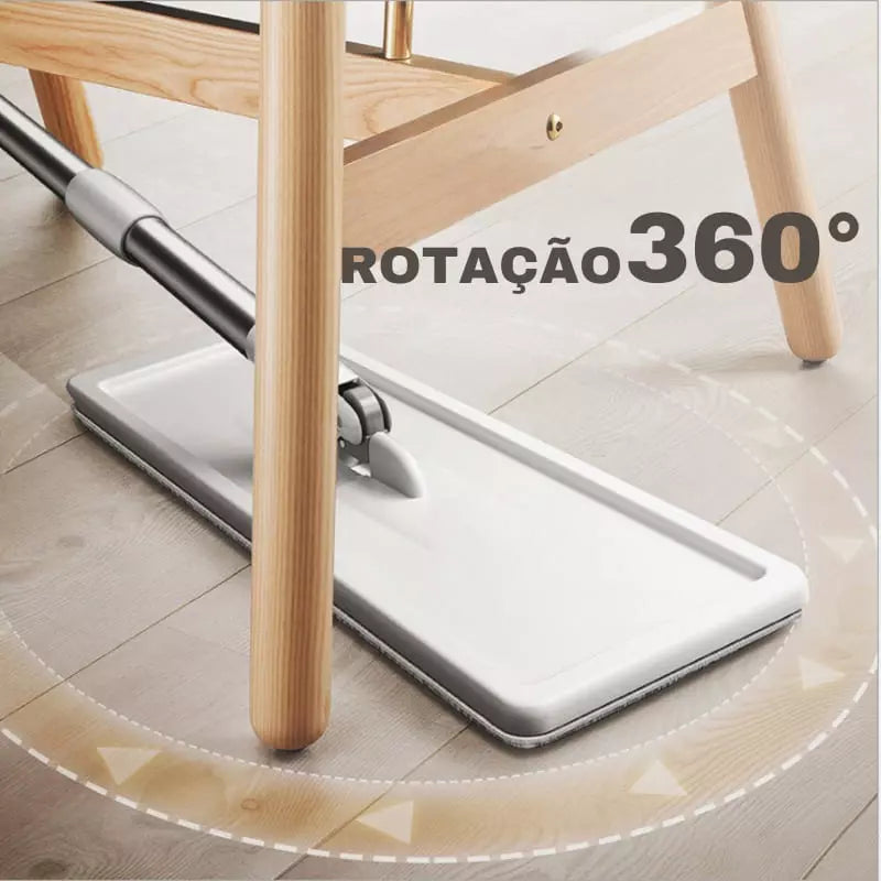 Mop de Limpeza Esfregão Mop Giratório com Balde Casa & Coza
