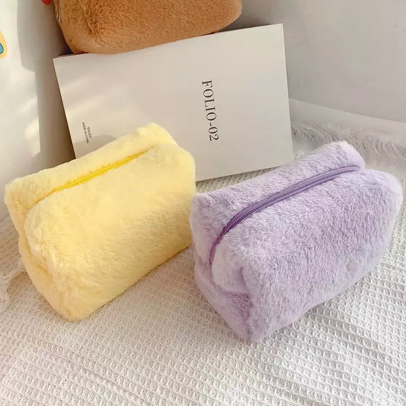 Necessaire Feminina Bolsa de Maquiagem Pequena Algodão Casa & Coza