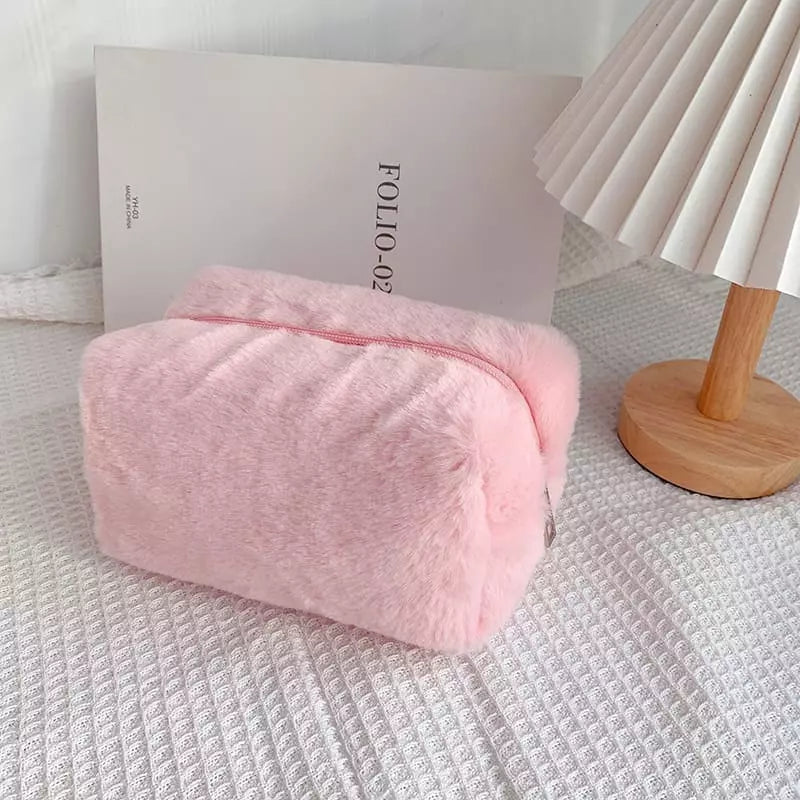 Necessaire Feminina Bolsa de Maquiagem Pequena Algodão Casa & Coza