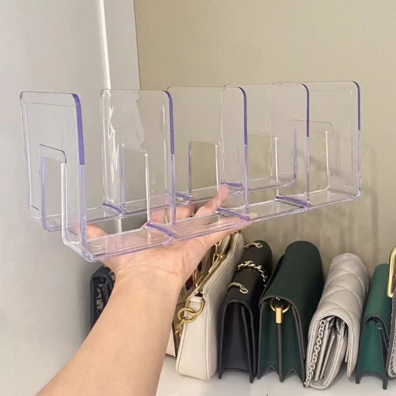 Organizador de Bolsa Acrílico com Divisória Casa & Coza