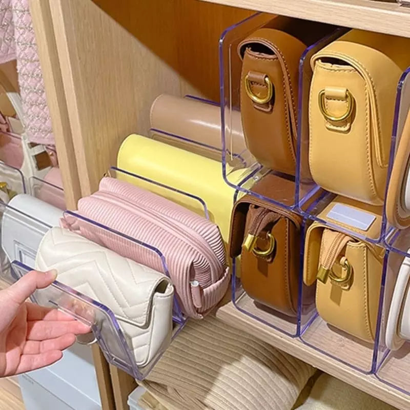 Organizador de Bolsa Acrílico com Divisória Casa & Coza