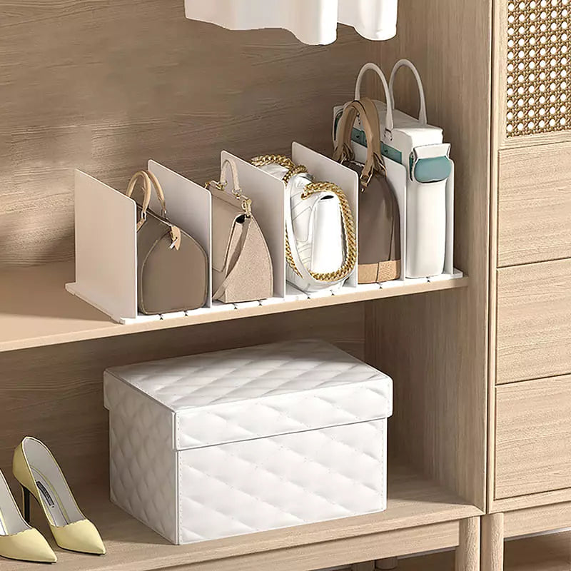 Organizador de Bolsa Acrílico com Divisória Retráteis Casa & Coza