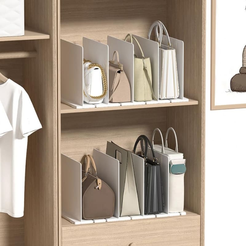 Organizador de Bolsa Acrílico com Divisória Retráteis Casa & Coza