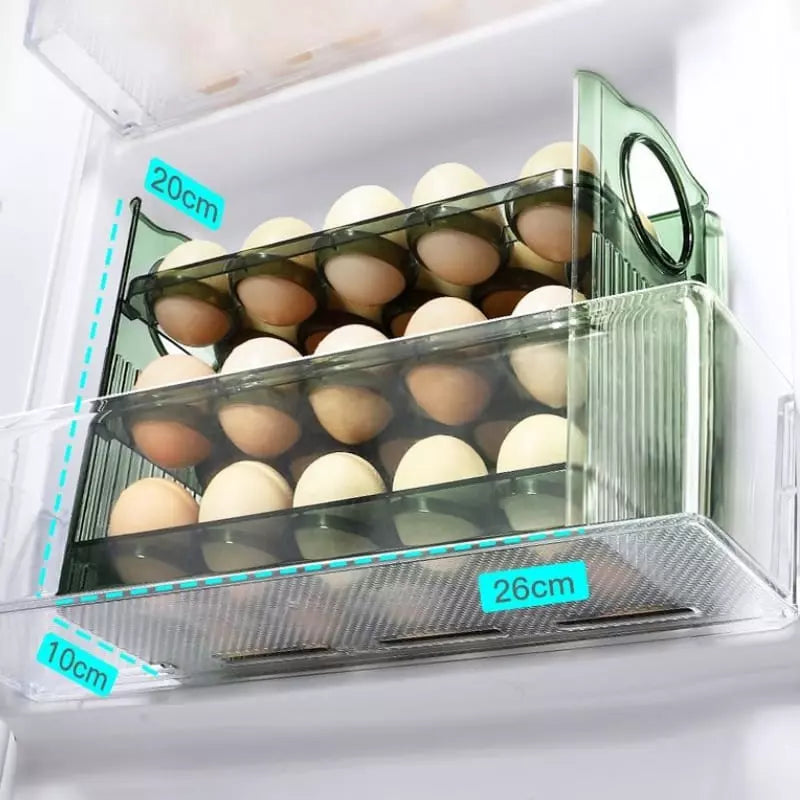 Organizador de Geladeira Porta Ovos 34 Lugares Casa & Coza