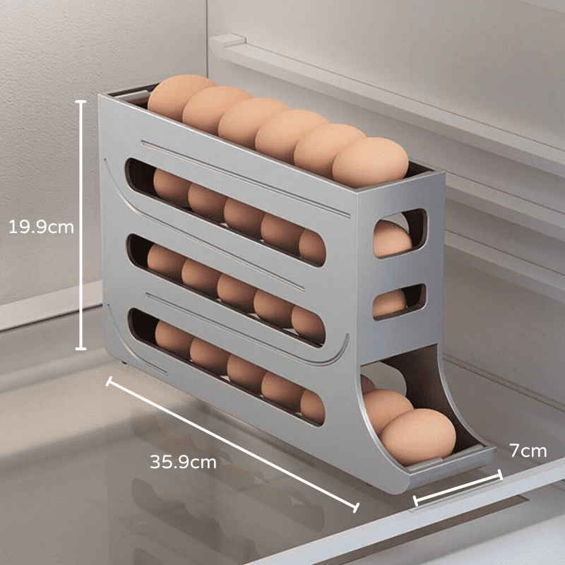 Organizador de Geladeira Porta Ovos Dispenser Casa & Coza
