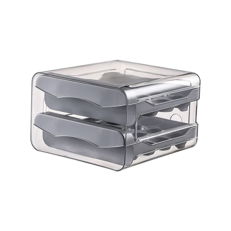 Organizador de Geladeira com Gavetas Porta Ovos Casa & Coza