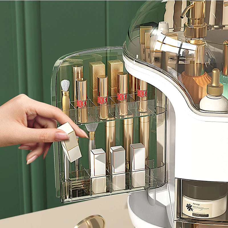 Organizador de Maquiagem e Porta Maquiagem Acrílico Casa & Coza