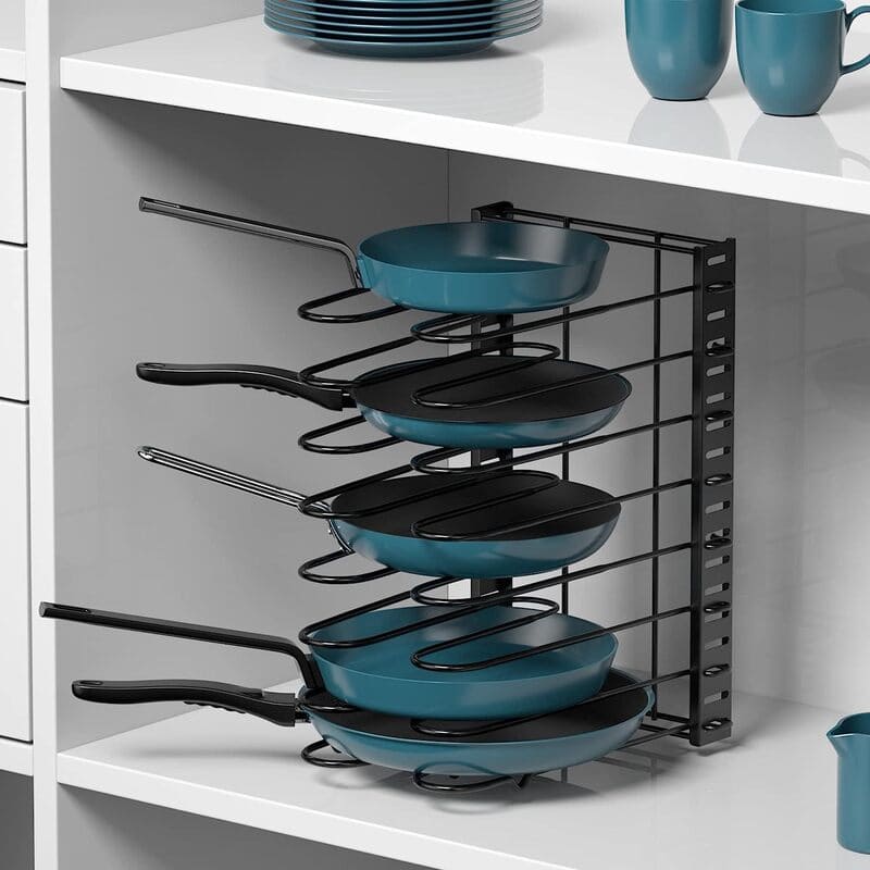 Organizador de Panelas e Tampas Armário de Cozinha Casa & Coza