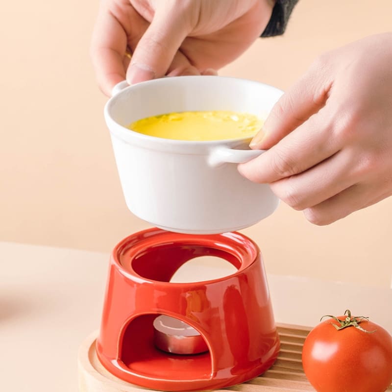 Panela de Fondue de Queijo e Chocolate Cerâmica Casa & Coza
