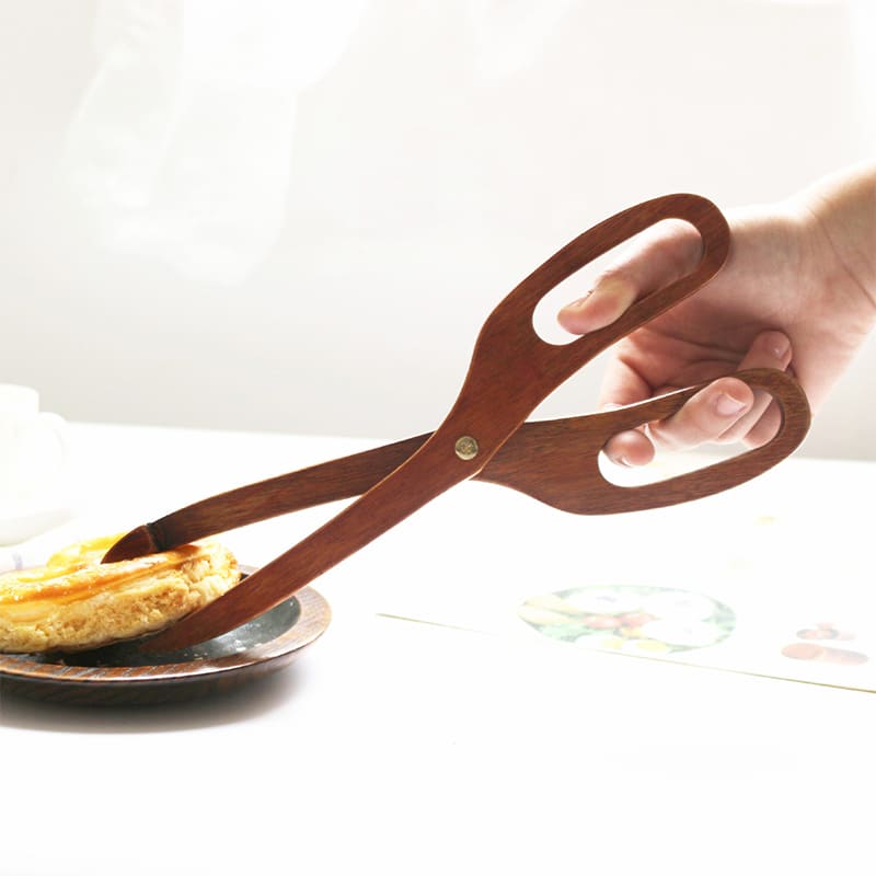 Pegador de Salada Bambu Pinça Multiuso Casa & Coza