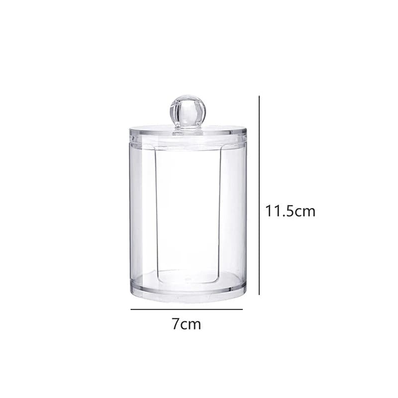 Organizador Porta Algodão e Cotonete Acrílico Kit Casa & Coza