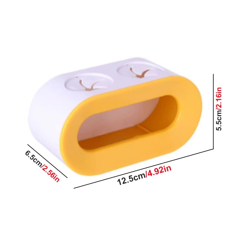 Porta Escova de Dente e Pasta Parede Organizador Casa & Coza