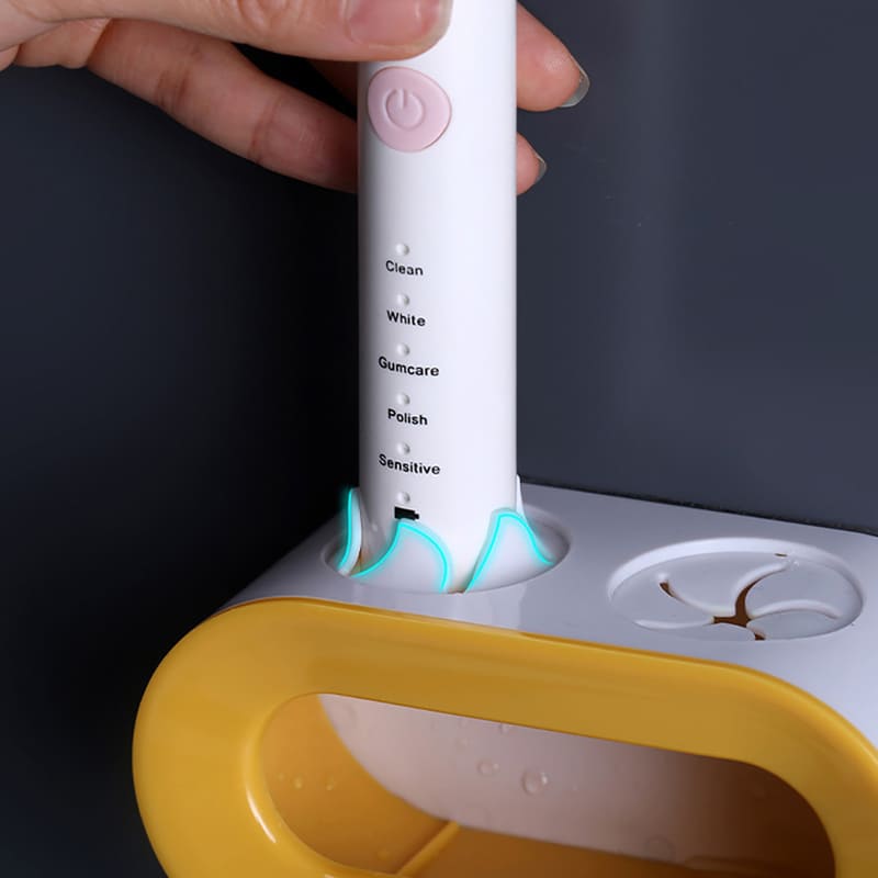 Porta Escova de Dente e Pasta Parede Organizador Casa & Coza