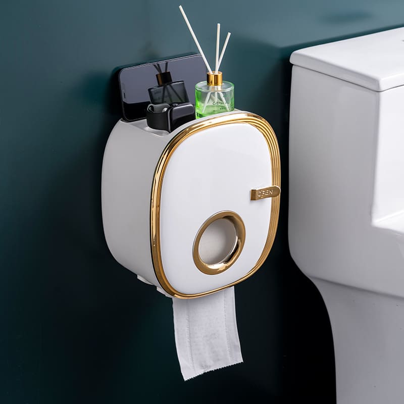Porta Papel Higiênico de Parede Suporte Papel Higiênico Casa & Coza