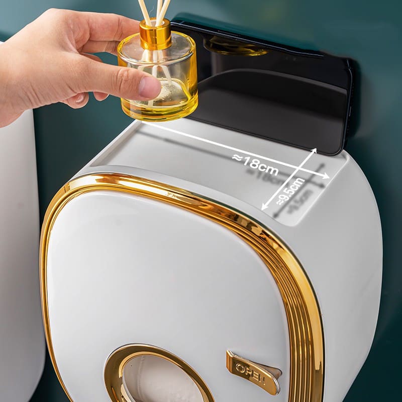 Porta Papel Higiênico de Parede Suporte Papel Higiênico Casa & Coza